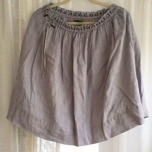 Elegant linen skirt, fully lined